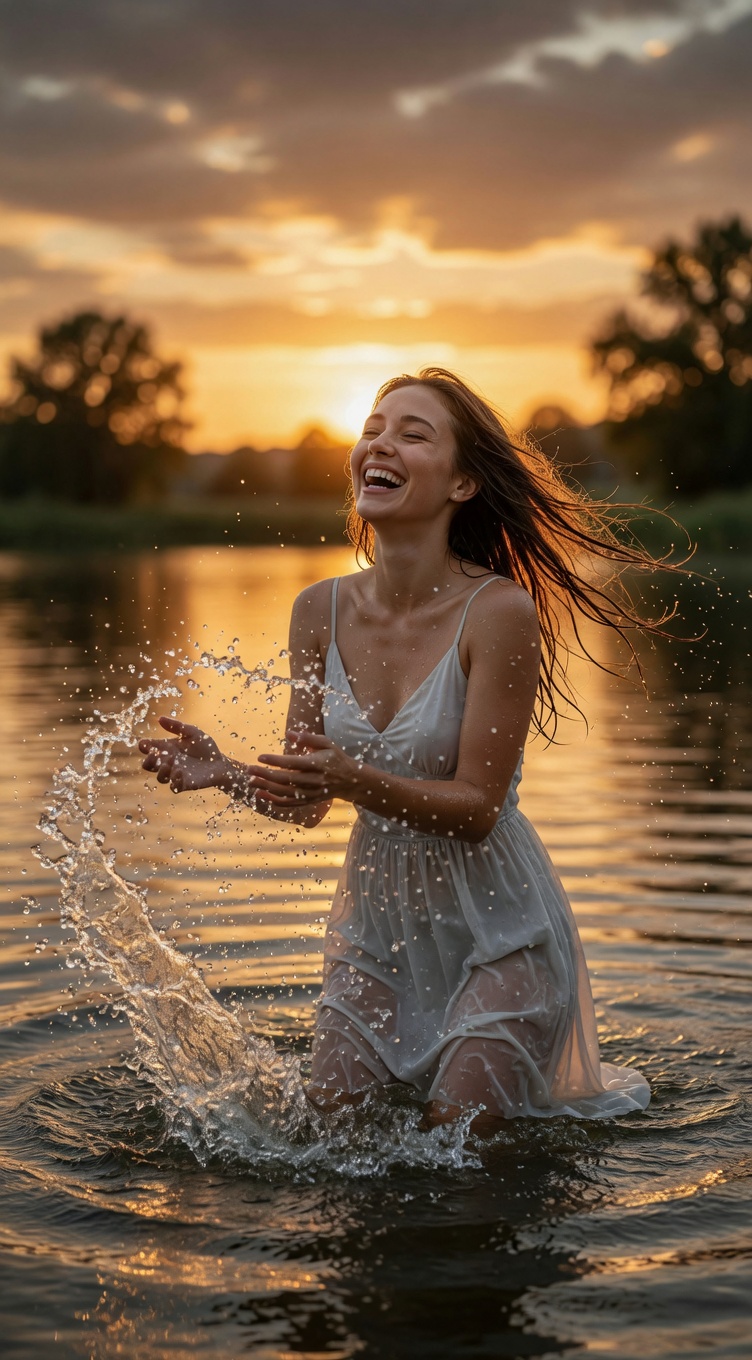 Grok sunset splash
