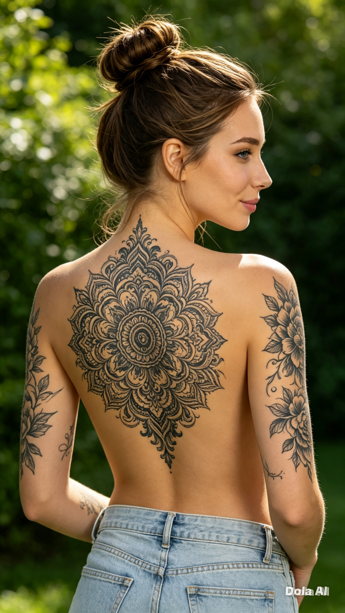 Dola Tattoo Ruecken