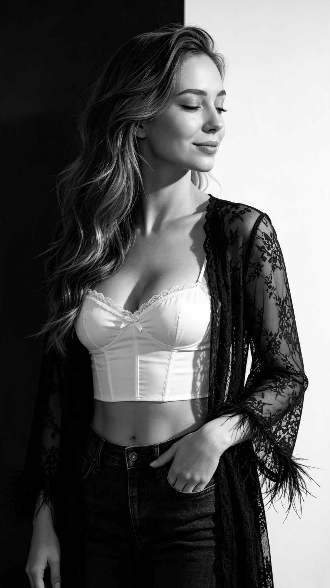 Dola bw portrait 3