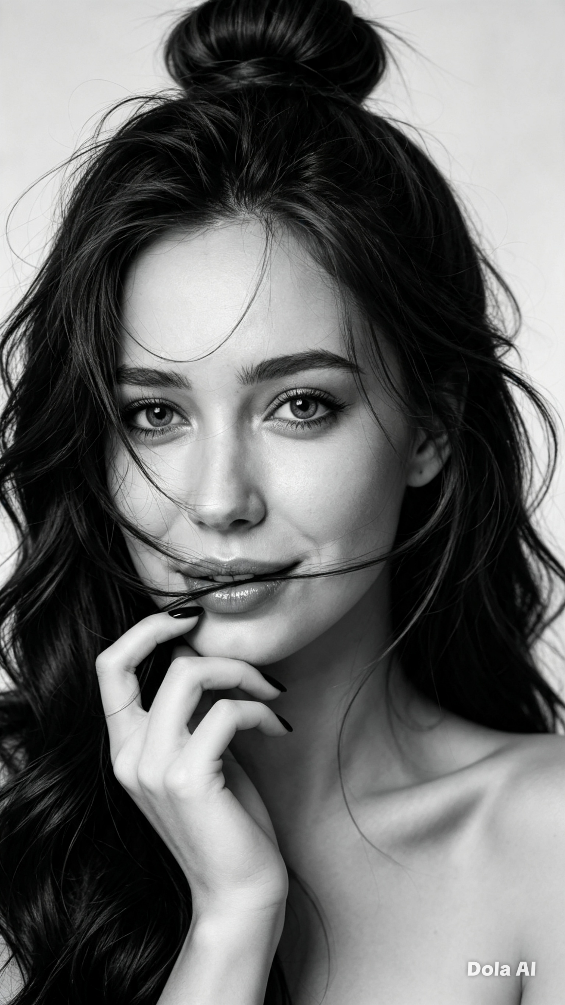 Dola bw portrait